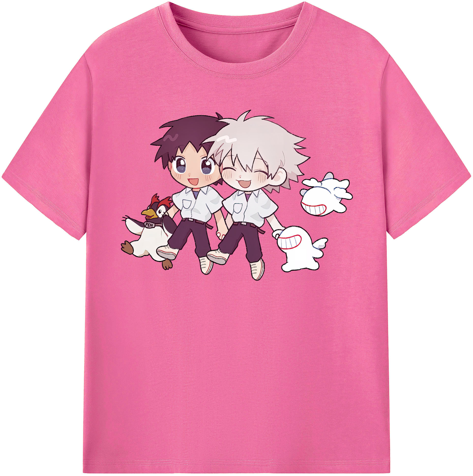 （画像用） EVA 新世紀エヴァンゲリオン レディースカジュアルプリントTシャツ（綿100％）
